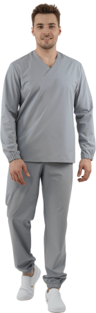 Мужской костюм МАРТ ХАССП, СТ-150, пл. 150 г/м², серый