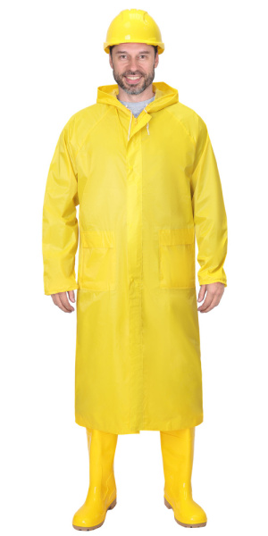 Плащ влагозащитный SIRIUS Стандарт (210 гр/м2) желтый Плащ влагозащитный SIRIUS Стандарт (210 гр/м2) желтый