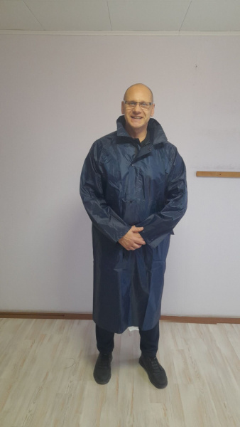 Плащ влагозащитный Турист (Нейлон/ПВХ,200), т.синий ЯШФ (ЧЗ) Плащ влагозащитный Турист (Нейлон/ПВХ,200), т.синий ЯШФ (ЧЗ)