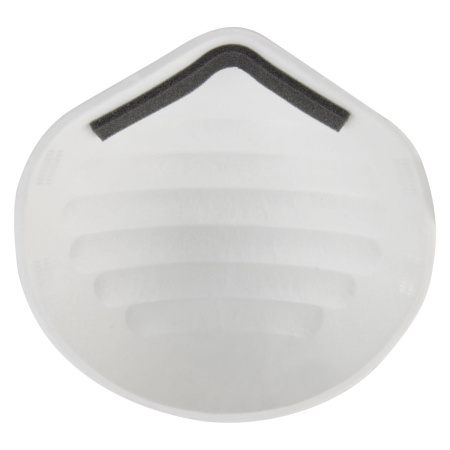 JM-8610 Mircon Полумаска противоаэрозольная без клапана, чашеобразная, класс защиты FFP1 NR D, в упаковке 20 шт (описание на 2 уровне)