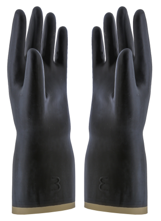 Перчатки резиновые технические К80Щ50 тип 2 (КЩС-2) КРИЗ