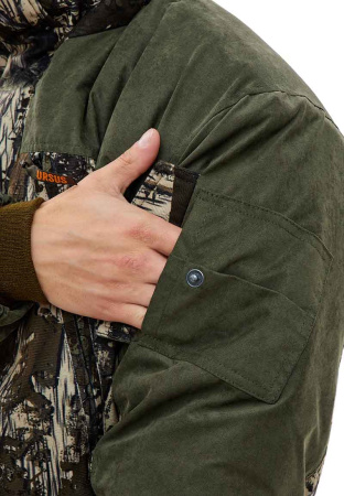 Костюм зимний «ГЕРКОН» куртка/брюки, цвет: кмф 253-9/т.хаки, ткань: Алова/Финляндия