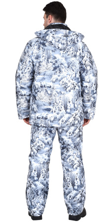 Костюм "Тайга" зимний: куртка, брюки. (тк.Алова) КМФ Белый лес Костюм "Тайга" зимний: куртка, брюки. (тк.Алова) КМФ Белый лес