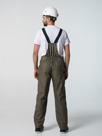 Полукомбинезон рабочий мужской №116 хаки, черный, СОП, ткань Канвас Полукомбинезон рабочий мужской №116 хаки, черный, СОП, ткань Канвас