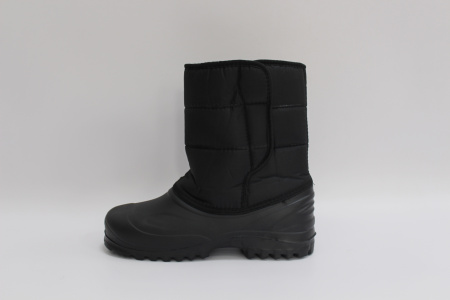 Дутики Хаски мужские "Ирбис" из ЭВА на липучке экспериментальные, арт. 172-01 Э Sardonix, черные