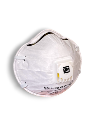 Полумаска фильтрующая для защиты от аэрозолей, чашеобразная, с клапаном выдох ВМ 8122 FFP2 NR D