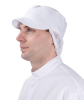 Шапочка ПИЩЕВИКА, с козырьком, белый Шап 026 Оптима, пл. 160 г/м2