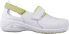 Полуботинки (тип туфли) SAMANTHA (САМАНТА), женские, кожаные ЭВА/резина (белый+зеленый/LGN КРО 4353