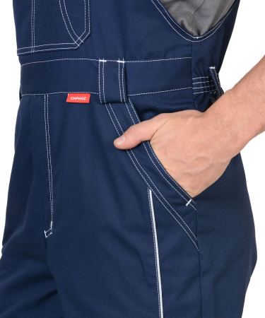 Полукомбинезон "Престиж" синий, тк.Rodos (245 гр/кв.м) (ЧЗ) Полукомбинезон "Престиж" синий, тк.Rodos (245 гр/кв.м) (ЧЗ)