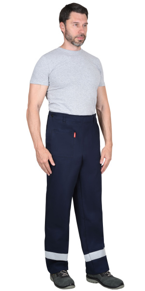 Костюм сварщика "ГЕРКУЛЕС" летний: куртка, брюки темно-синий и СОП (ЧЗ) Костюм сварщика "ГЕРКУЛЕС" летний: куртка, брюки темно-синий и СОП (ЧЗ)