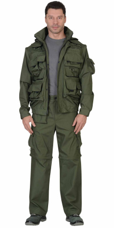 Костюм "Тигр" куртка, брюки (тк. Рип-стоп ) Олива (распродажа)