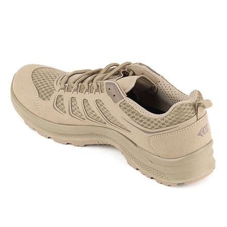 Полуботинки текстиль, микрофибра, подошва ПУ, резина, бежевые ELKLAND мод. 178