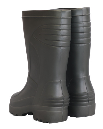 Сапоги мужские из ЭВА без манжеты (осень) оливковые (С-07) (ОК Барс)