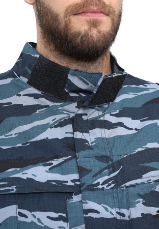 Костюм СПЕЦНАЗ (охрана/охранник)  куртка/брюки цвет: кмф "Серый вихрь", ткань: Рип-Стоп  URSUS (ЧЗ)