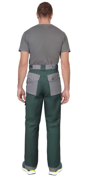 Брюки "ВЕСТ-ВОРК" зеленые со ср. серым Брюки "ВЕСТ-ВОРК" зеленые со ср. серым