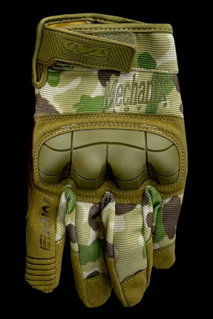 Перчатки тактические Альфа-3 с пальцами мультикам