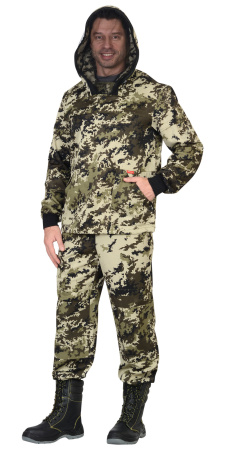 Костюм противоэнцефалитный "АНТИГНУС": куртка, брюки КМФ Пиксель