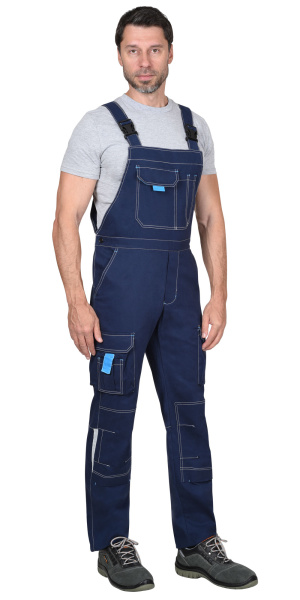 Полукомбинезон "ДЖЕТ" синий с голубым ТА Полукомбинезон "ДЖЕТ" синий с голубым ТА