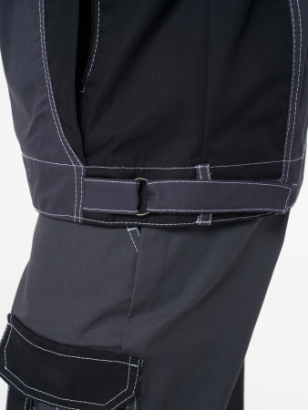 Куртка рабочая мужская №116 серый с черный