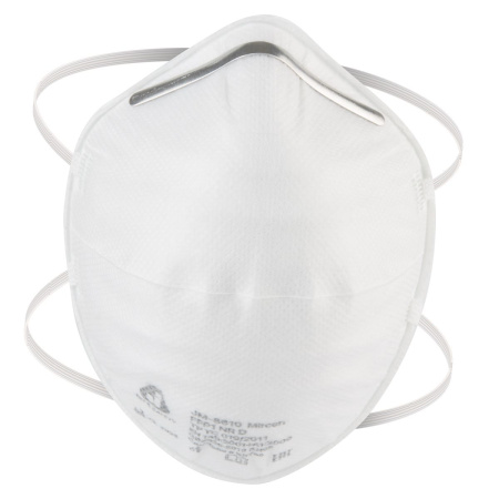 JM-8610 Mircon Полумаска противоаэрозольная без клапана, чашеобразная, класс защиты FFP1 NR D, в упаковке 20 шт (описание на 2 уровне)