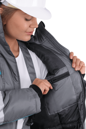 Костюм ГАЛАКТИКА зимний, серый-бирюза, женский (Куртка+брюки) Кос 487 (ЧЗ) Костюм ГАЛАКТИКА зимний, серый-бирюза, женский (Куртка+брюки) Кос 487 (ЧЗ)