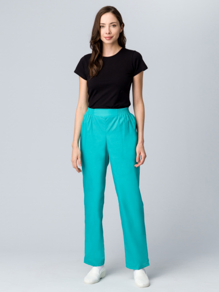 Брюки женские Классик (тк.ТиСи), бирюзовый Брюки женские Классик (тк.ТиСи), бирюзовый