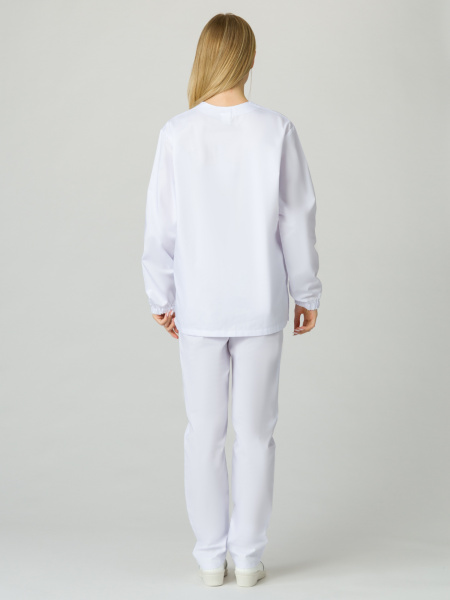 Женский костюм ХАССП-Стандарт (ткань Оптима, 160), белый Женский костюм ХАССП-Стандарт (ткань Оптима, 160), белый