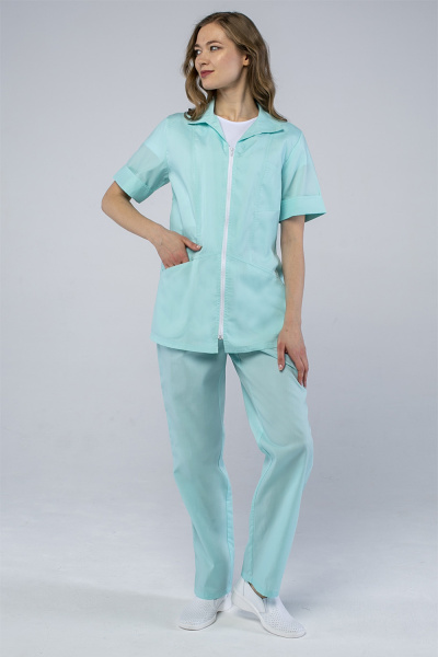 Женский костюм Бьютис NEW (тканьТиСи), мятный (ЧЗ) Женский костюм Бьютис NEW (тканьТиСи), мятный (ЧЗ)