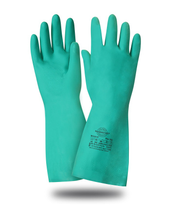 Перчатки Safeprotect "МЕТЕОР-SP"(нитрил, хлопковый слой, толщ.0,38мм, дл.330мм.)