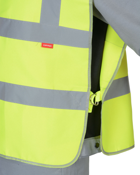 Жилет сигнальный "Универсал 400" G лимонный (тк. "Габарит")