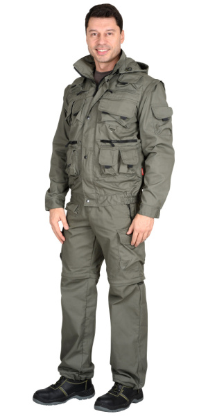 Костюм "Тигр" куртка, брюки (тк. смесовая)  Оливковый (ЧЗ)
