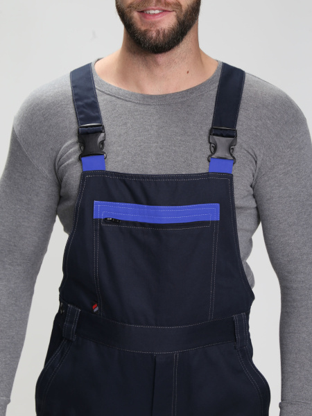 Полукомбинезон Алькор (тк.Карелия,260), т.синий/васильковый Полукомбинезон Алькор (тк.Карелия,260), т.синий/васильковый