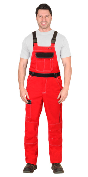 Полукомбинезон "Престиж" красный с чёрным (ЧЗ) Полукомбинезон "Престиж" красный с чёрным (ЧЗ)