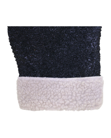 Рукавицы утепленные "ВИНТЕРЛЕ Грипп" ПВХ черные с крошкой, вкладыш акриловый мех, в уп.60пар