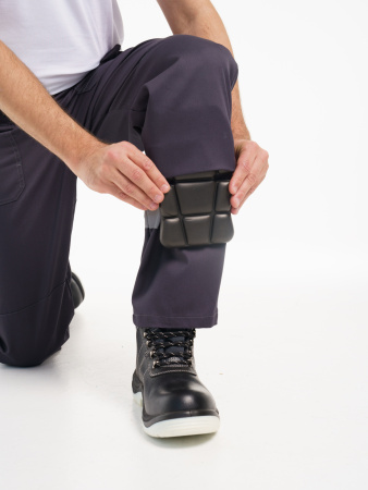 Полукомбинезон рабочий мужской №112 тёмно-серый СОП