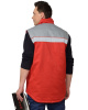 Жилет "Спец" утеплённый мужской красный с серым (ЧЗ) Жилет "Спец" утеплённый мужской красный с серым (ЧЗ)