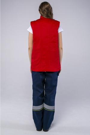 Жилет утепленный Универсальный (Смесовая, 210), красный Жилет утепленный Универсальный (Смесовая, 210), красный