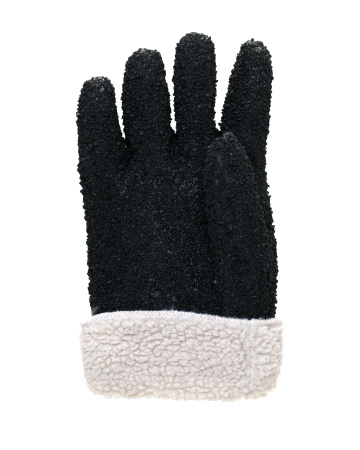 Перчатки утепленные "ВИНТЕРЛЕ Грипп" ПВХ черные с крошкой, вкладыш акриловый мех, в уп.60пар