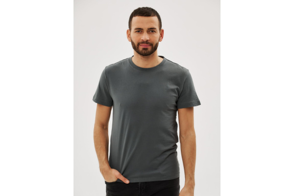 Футболки трикотажные (состав: 100% х/б);плотность 160 гр/м² (Т.СЕРАЯ)