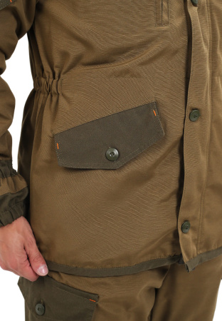 Костюм демисезонный "ГОРКА" куртка/брюки, цвет: св.хаки/т.хаки, ткань: Полибрезент (ЧЗ)