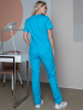 Костюм женский хирургический Модерн-001 (тк.Спандекс,175) MedLine, голубой