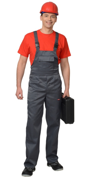 Полукомбинезон "ПРОФЕССИОНАЛ" темно-серый (ЧЗ) Полукомбинезон "ПРОФЕССИОНАЛ" темно-серый (ЧЗ)