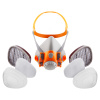 J-SET6500 Комплект для защиты дыхания Jeta: полумаска (6500), фильтры А1 (2шт) ,предфильтры Р2 (4 шт), держатели (2 шт)