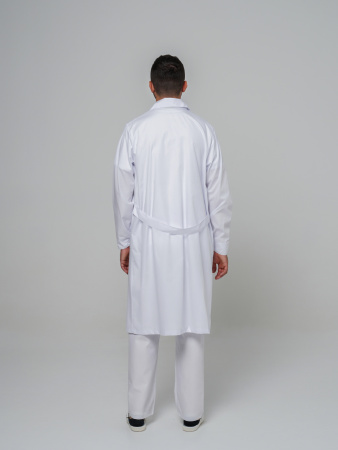 Халат рабочий мужской №202 отбеленный, ткань ТИСИ Халат рабочий мужской №202 отбеленный, ткань ТИСИ