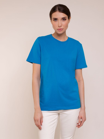 Футболки МУЖСКИЕ трикотажные (состав: 100% х/б); плотность 180 гр/м² (Голубой)