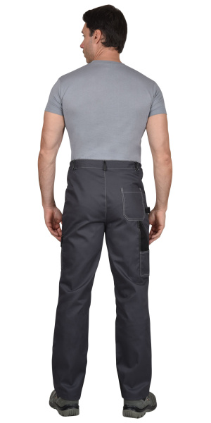 Брюки "Фаворит-Мега" серые с черн., СОП Тк. Rodos Брюки "Фаворит-Мега" серые с черн., СОП Тк. Rodos