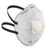 JM-8628 Mircon Полумаска противоаэрозольная с клапаном, с угольным слоем, чашеобразная, класс защиты FFP2 NR D, в упаковке 10 шт