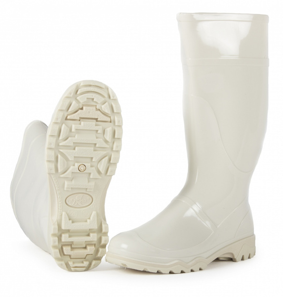 Сапоги ПВХ  НМС КЩС белые (женские), (10пар/кор.)
