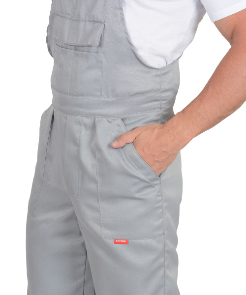 Полукомбинезон "ПРОФЕССИОНАЛ" светло-серый (ЧЗ) Полукомбинезон "ПРОФЕССИОНАЛ" светло-серый (ЧЗ)