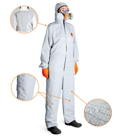 JPC175 Защитный комбинезон с пропиткой Teflon Jeta Safety JPC175 Защитный комбинезон с пропиткой Teflon Jeta Safety
